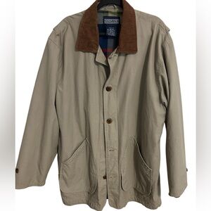 Lands End Vintage Barn Coat Chore Jacket Size Tall Large